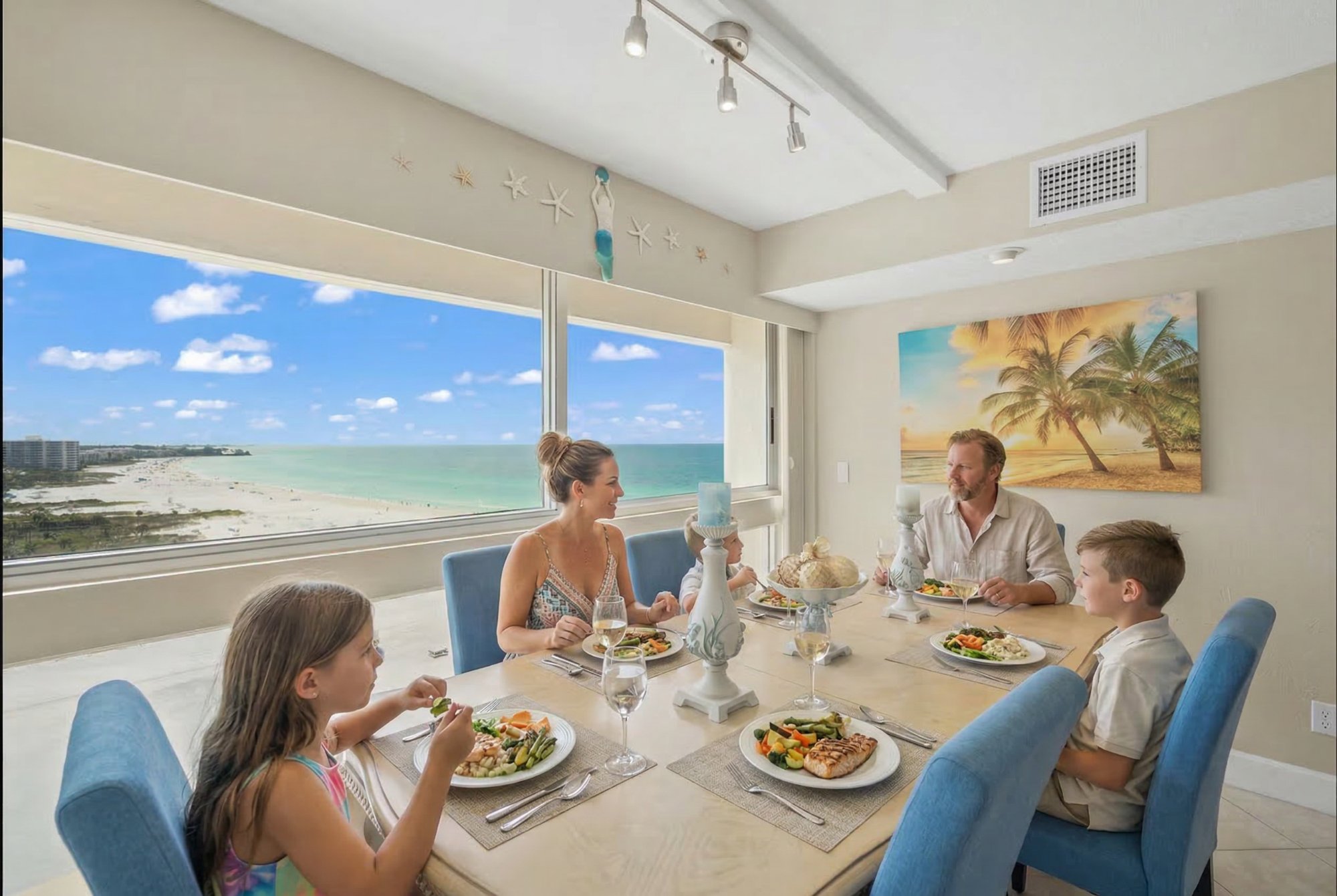 Siesta Key beach — white sand and turquoise Gulf waters
